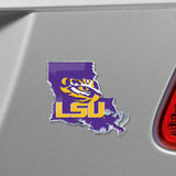 LSU Tigers Team State Aluminum Embossed Emblem