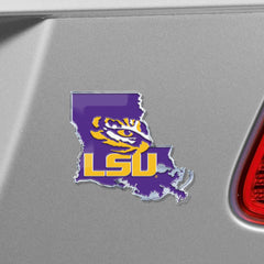 LSU Tigers Team State Aluminum Embossed Emblem