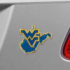 West Virginia Mountaineers Team State Aluminum Embossed Emblem