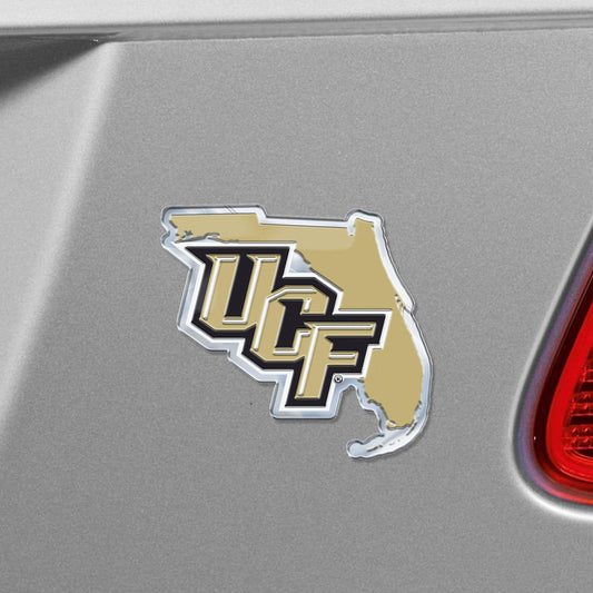 Central Florida Knights Team State Aluminum Embossed Emblem - Central Florida