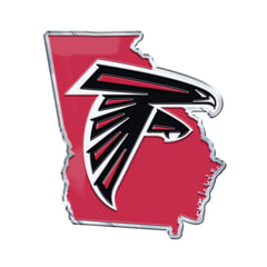 Atlanta Falcons Team State Aluminum Embossed Emblem - Atlanta Falcons