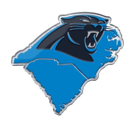 Carolina Panthers Team State Aluminum Embossed Emblem - Carolina Panthers