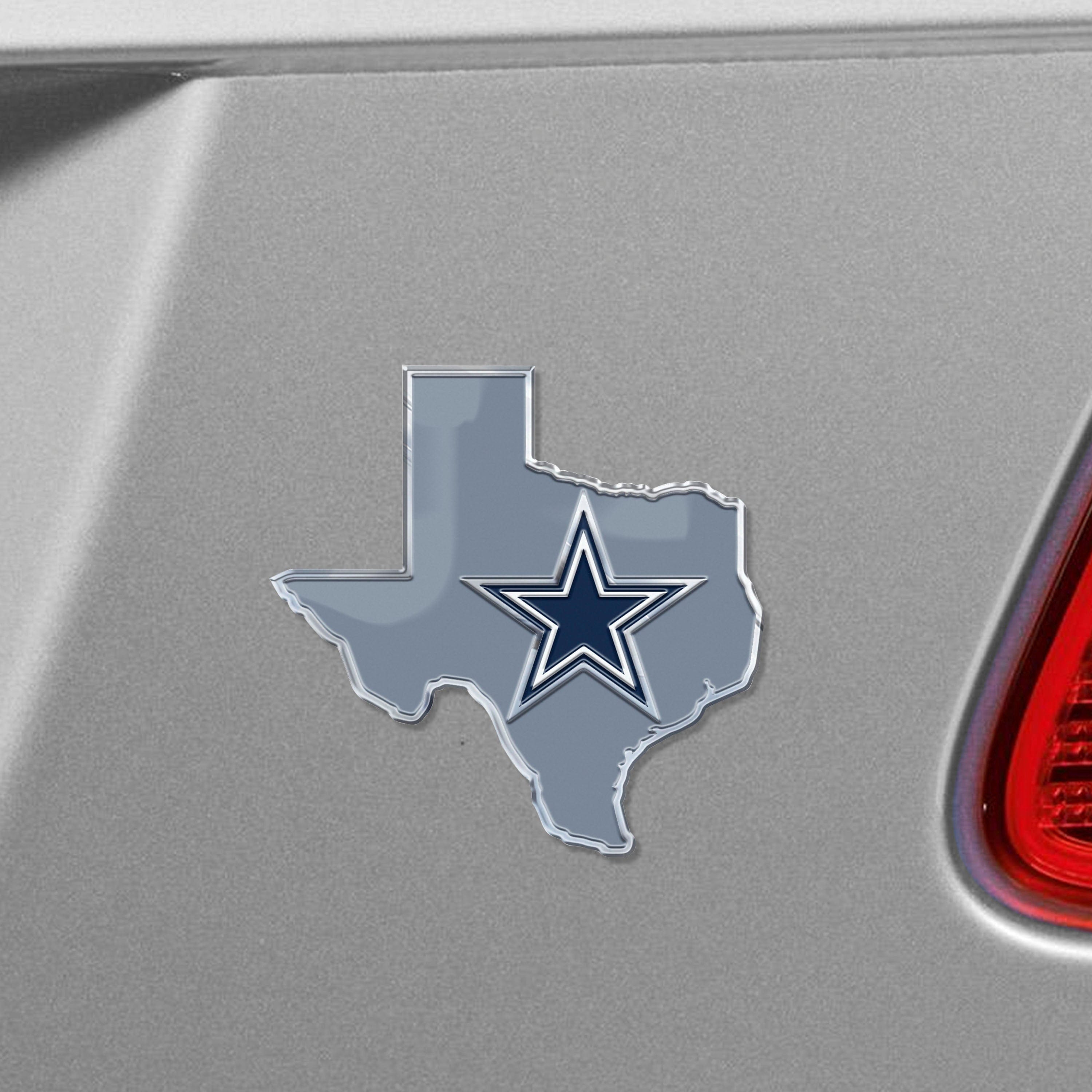 Dallas Cowboys Team State Aluminum Embossed Emblem - Dallas Cowboys