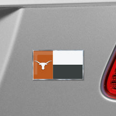 Texas Longhorns State Flag Aluminum Embossed Emblem