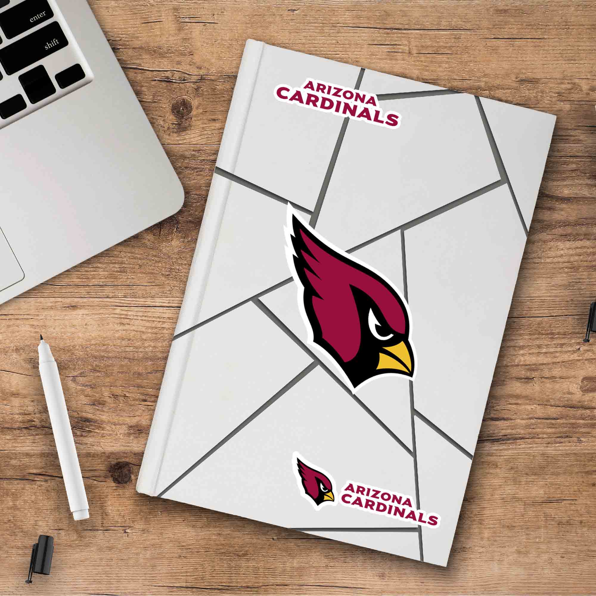 Arizona Cardinals 3 Piece Decal Sticker Set