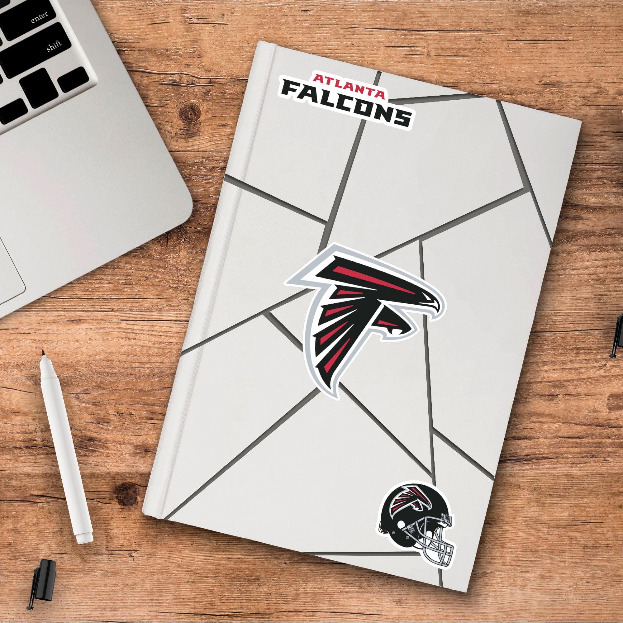 Atlanta Falcons 3 Piece Decal Sticker Set - Atlanta Falcons