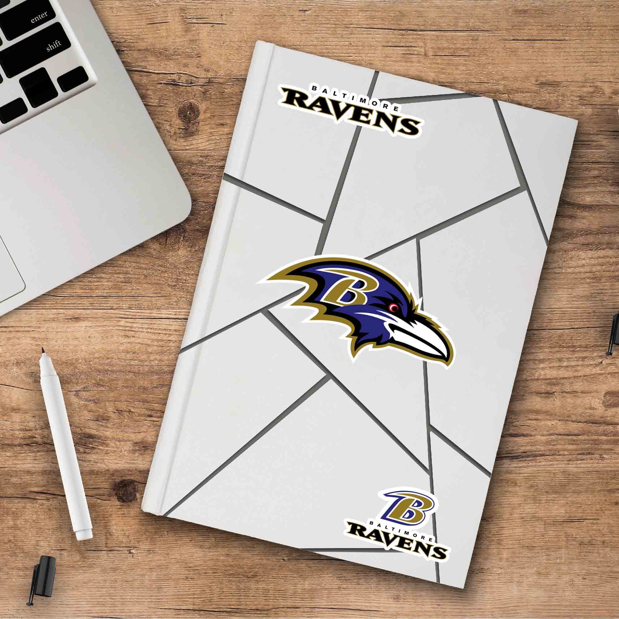 Baltimore Ravens 3 Piece Decal Sticker Set - Baltimore Ravens