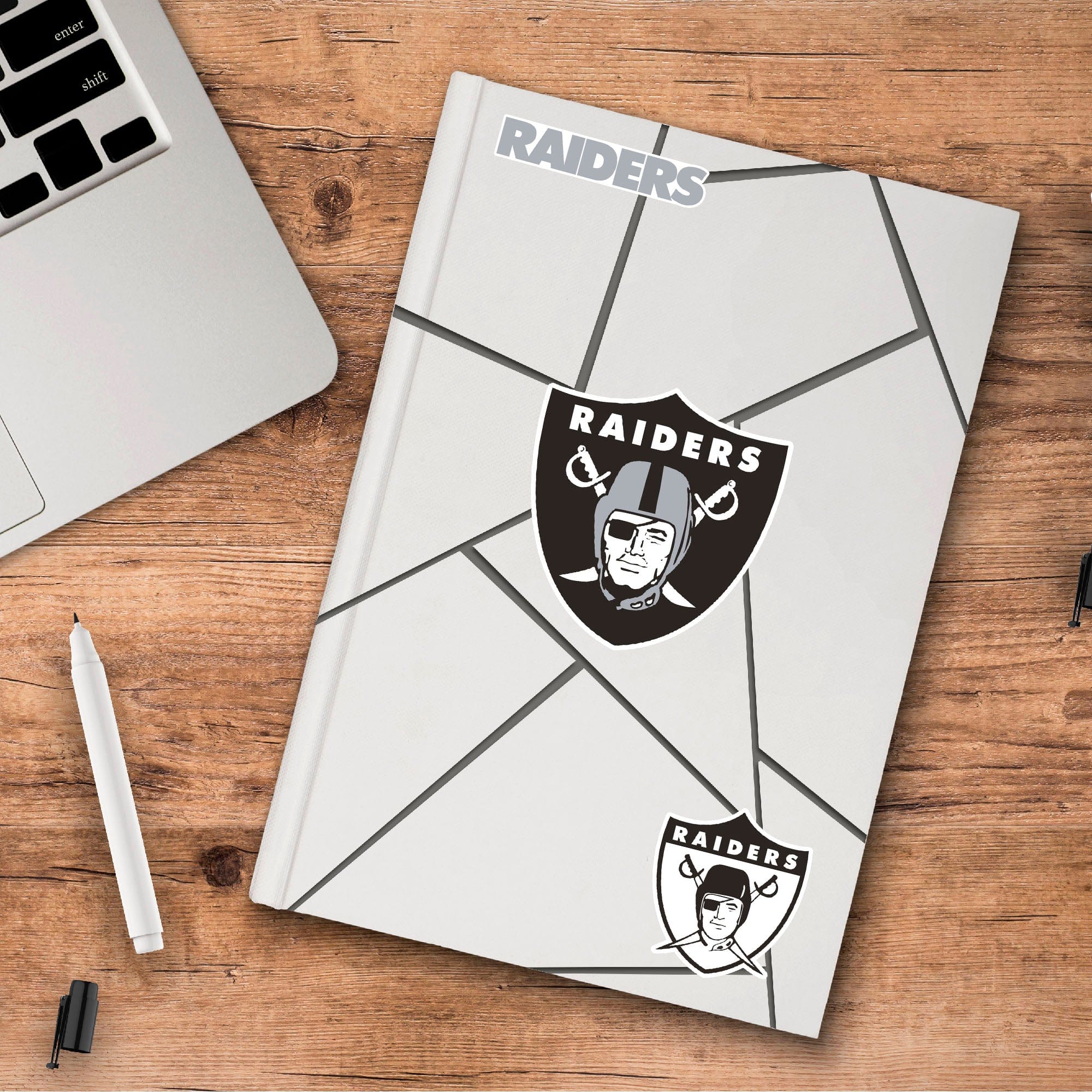 Las Vegas Raiders 3 Piece Decal Sticker Set - Las Vegas Raiders