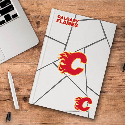 Calgary Flames 3 Piece Decal Sticker Set - Calgary Flames