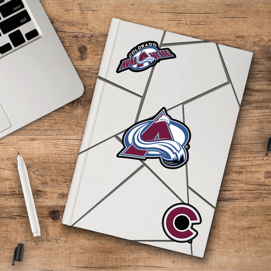 Colorado Avalanche 3 Piece Decal Sticker Set