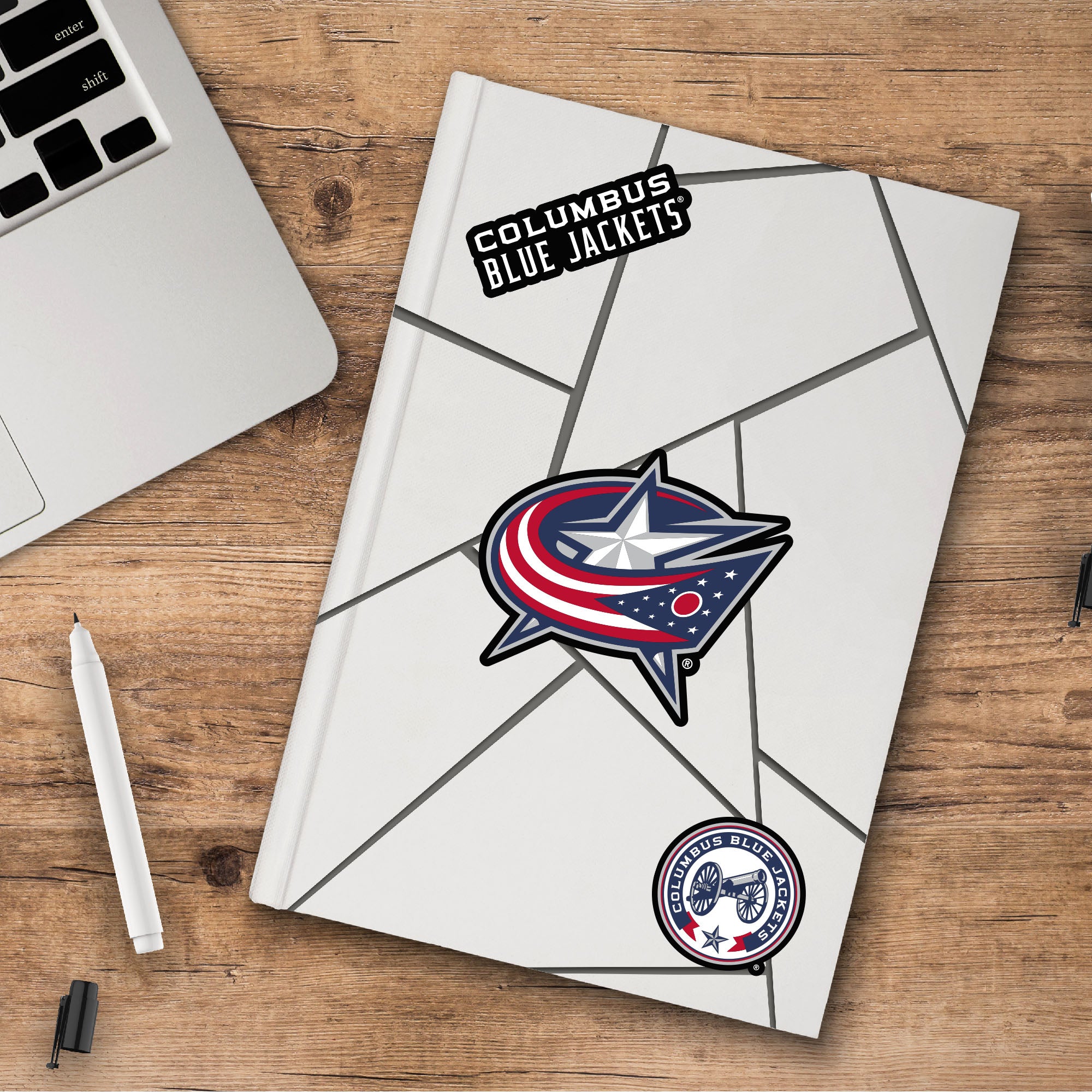 Columbus Blue Jackets 3 Piece Decal Sticker Set