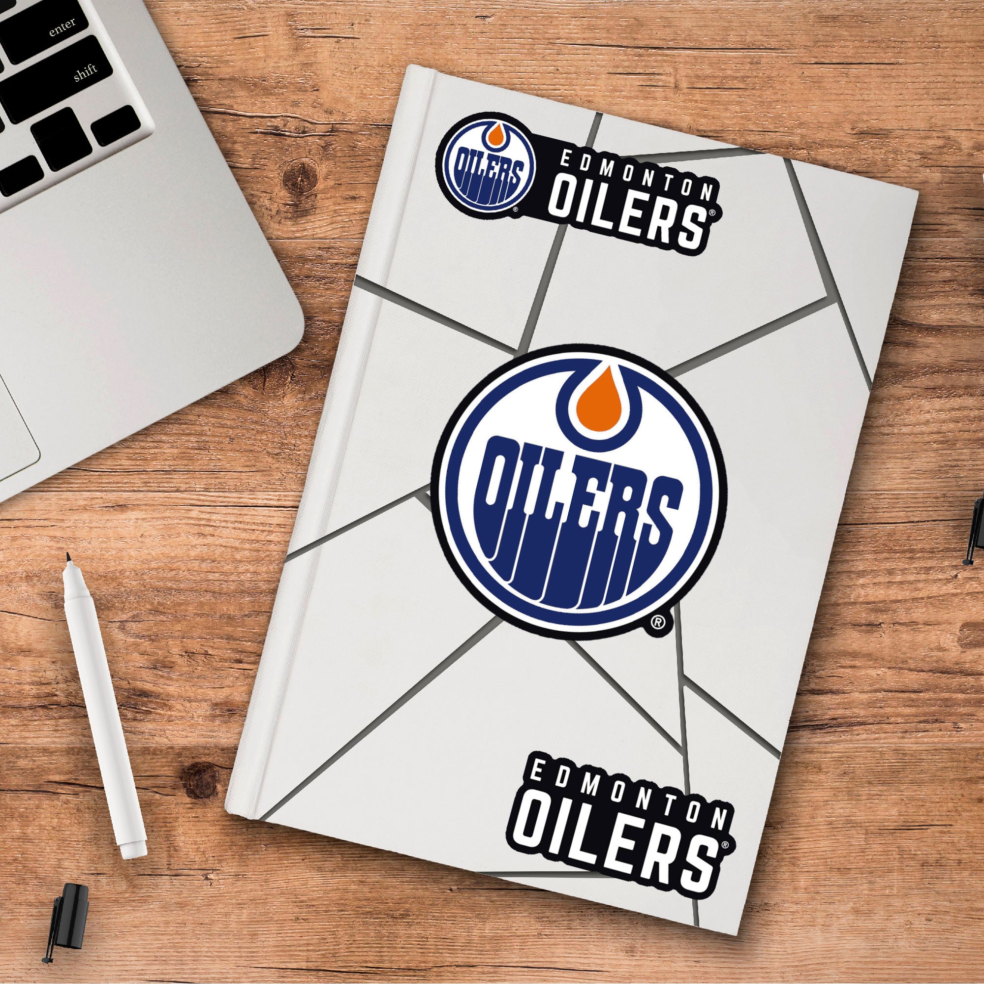 Edmonton Oilers 3 Piece Decal Sticker Set