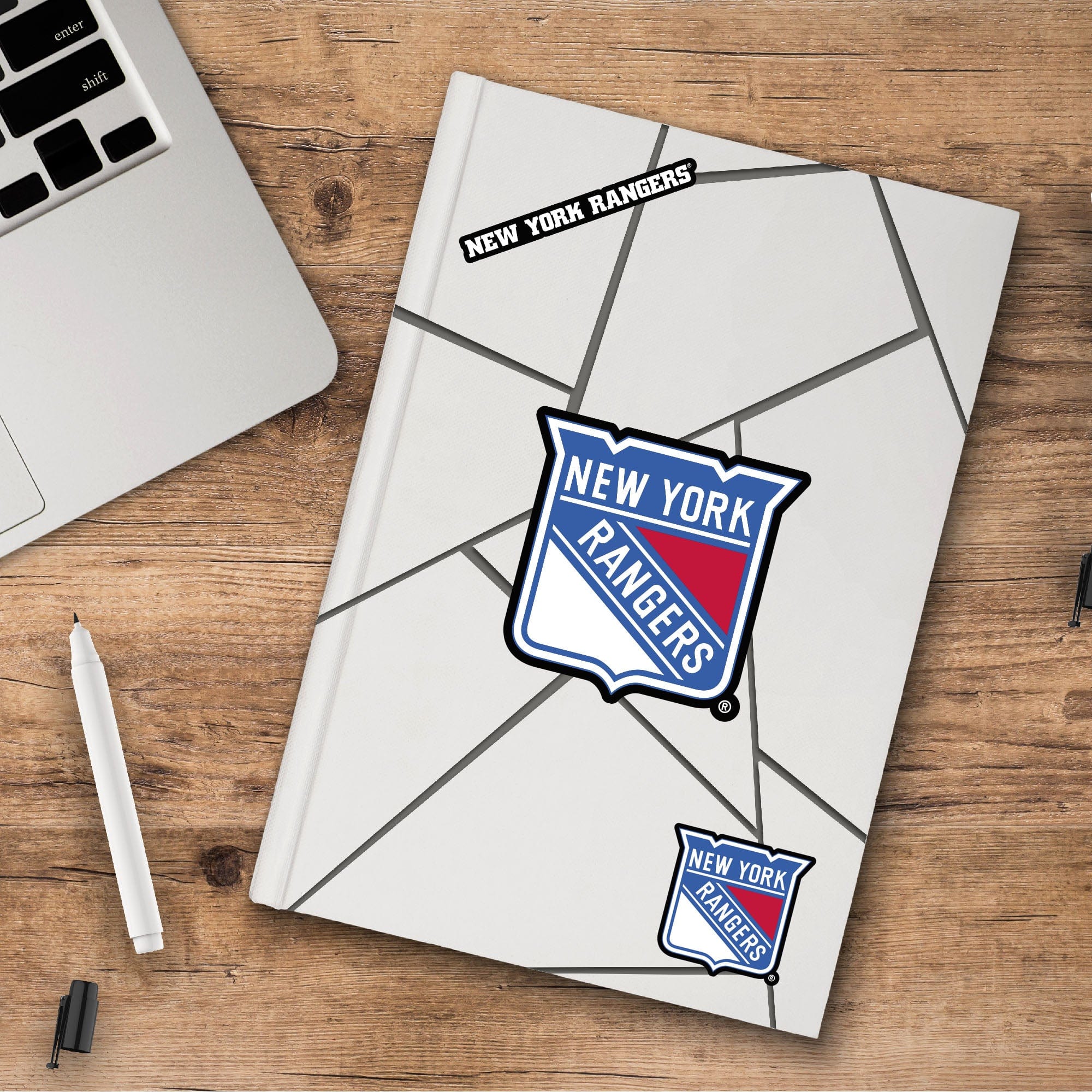 New York Rangers 3 Piece Decal Sticker Set - New York Rangers