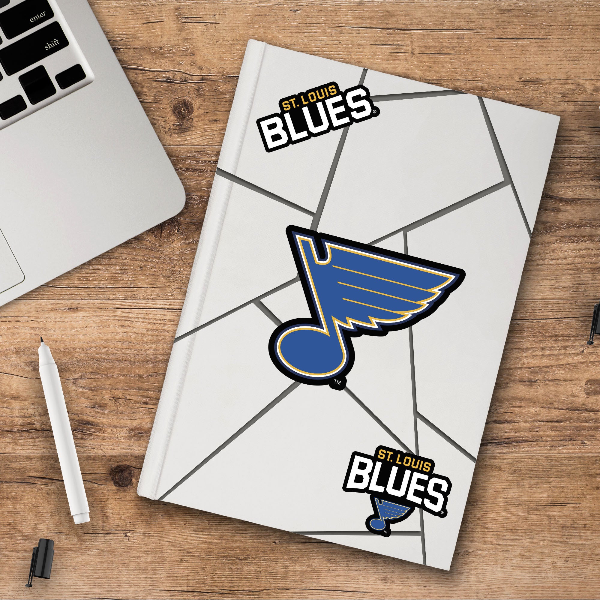 St. Louis Blues 3 Piece Decal Sticker Set