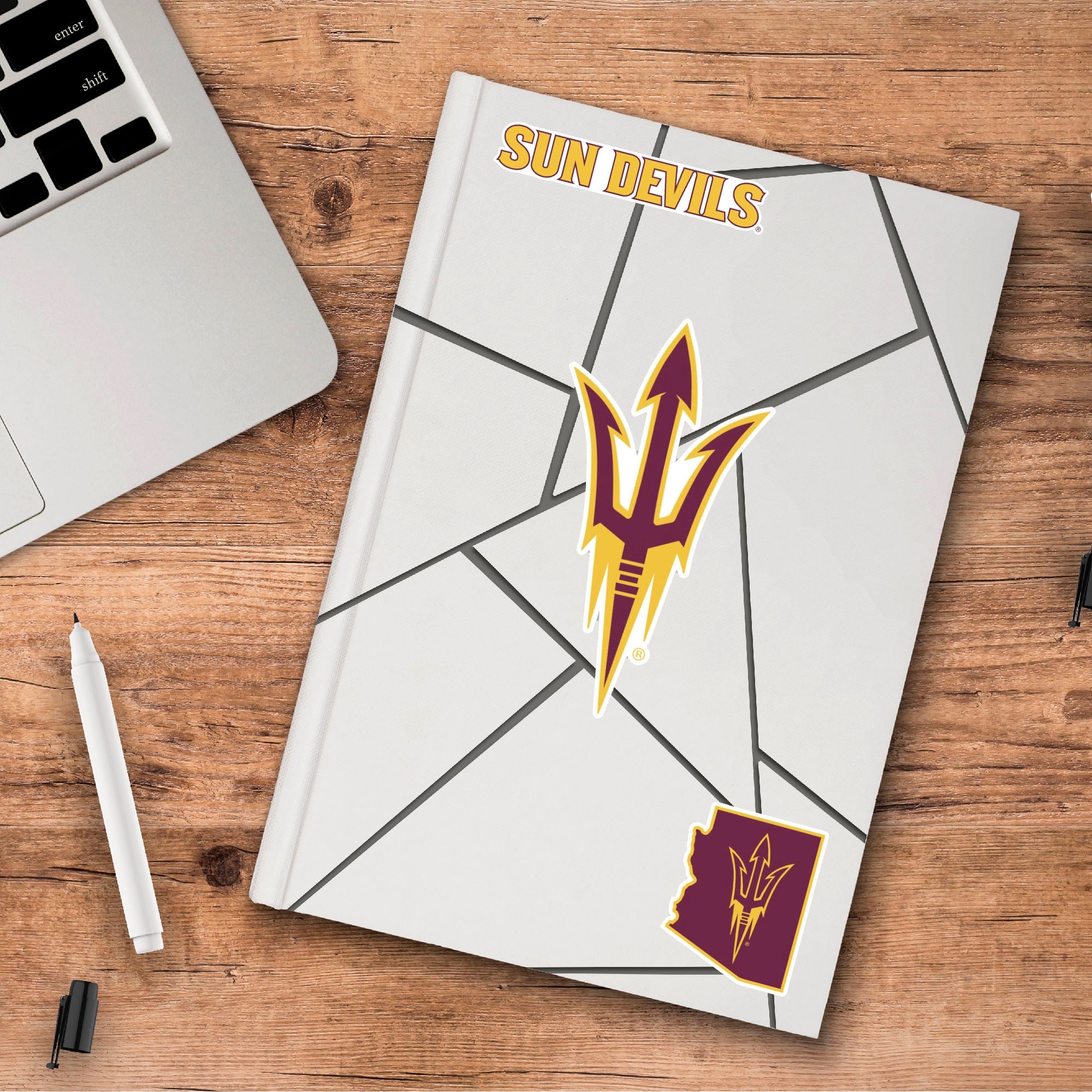 Arizona State Sun Devils 3 Piece Decal Sticker Set