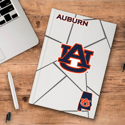 Auburn Tigers 3 Piece Decal Sticker Set - Auburn