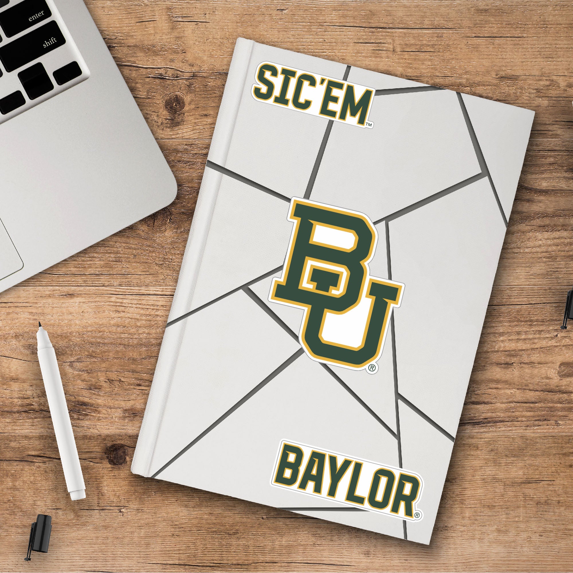 Baylor Bears 3 Piece Decal Sticker Set - Baylor