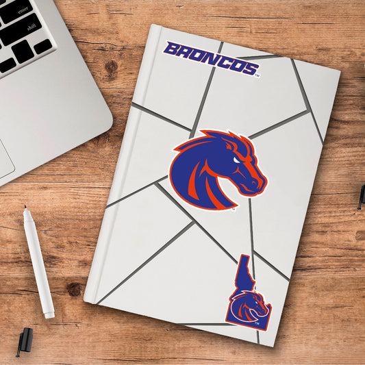 Boise State Broncos 3 Piece Decal Sticker Set - Boise State