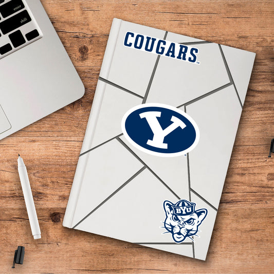 BYU Cougars 3 Piece Decal Sticker Set - BYU