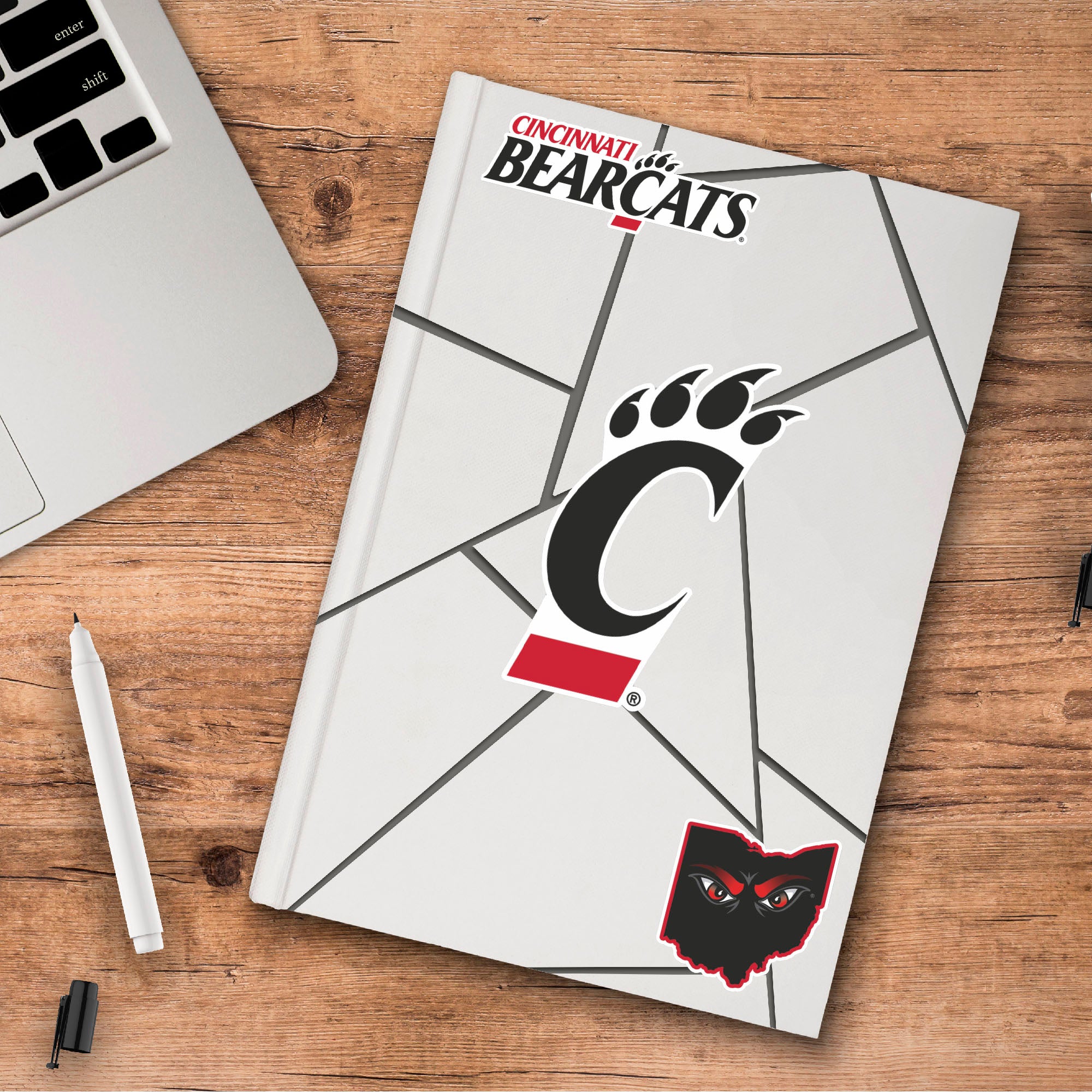 Cincinnati Bearcats 3 Piece Decal Sticker Set - Cincinnati