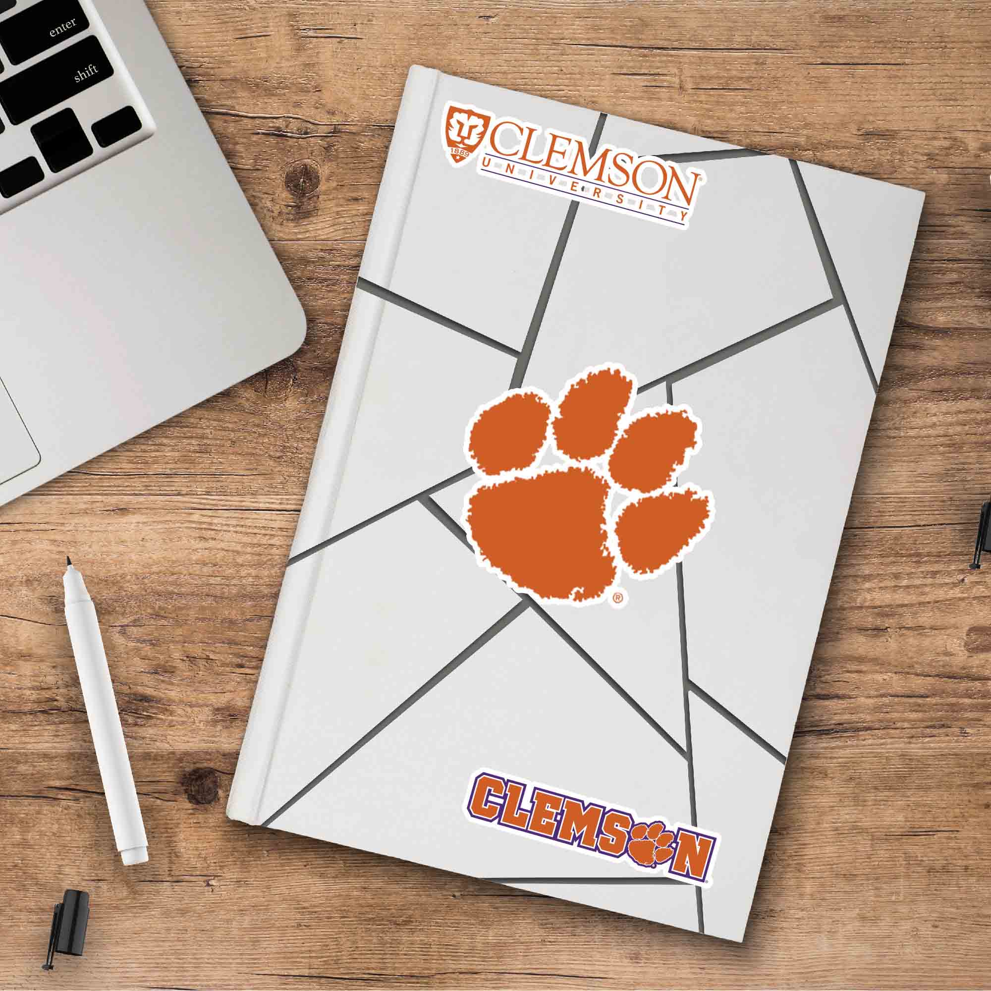 Clemson Tigers 3 Piece Decal Sticker Set - Clemson