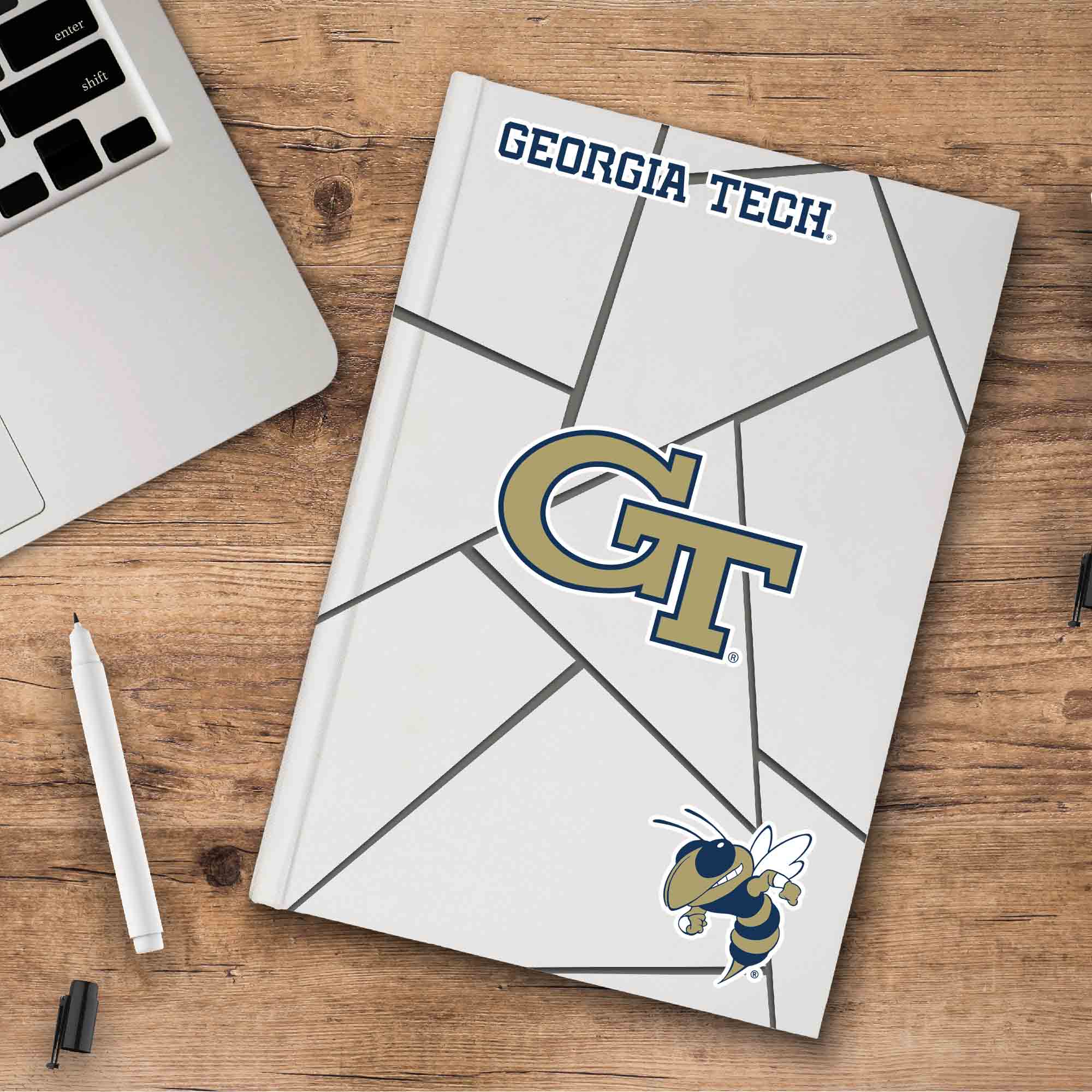 Georgia Tech Yellow Jackets 3 Piece Decal Sticker Set