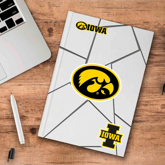 Iowa Hawkeyes 3 Piece Decal Sticker Set