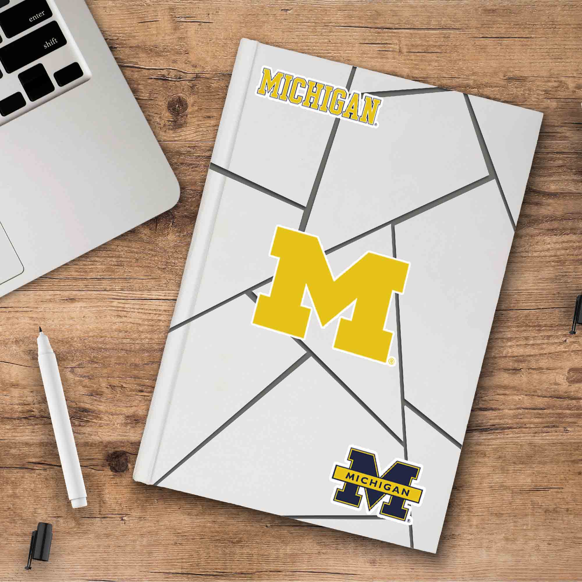 Michigan Wolverines 3 Piece Decal Sticker Set