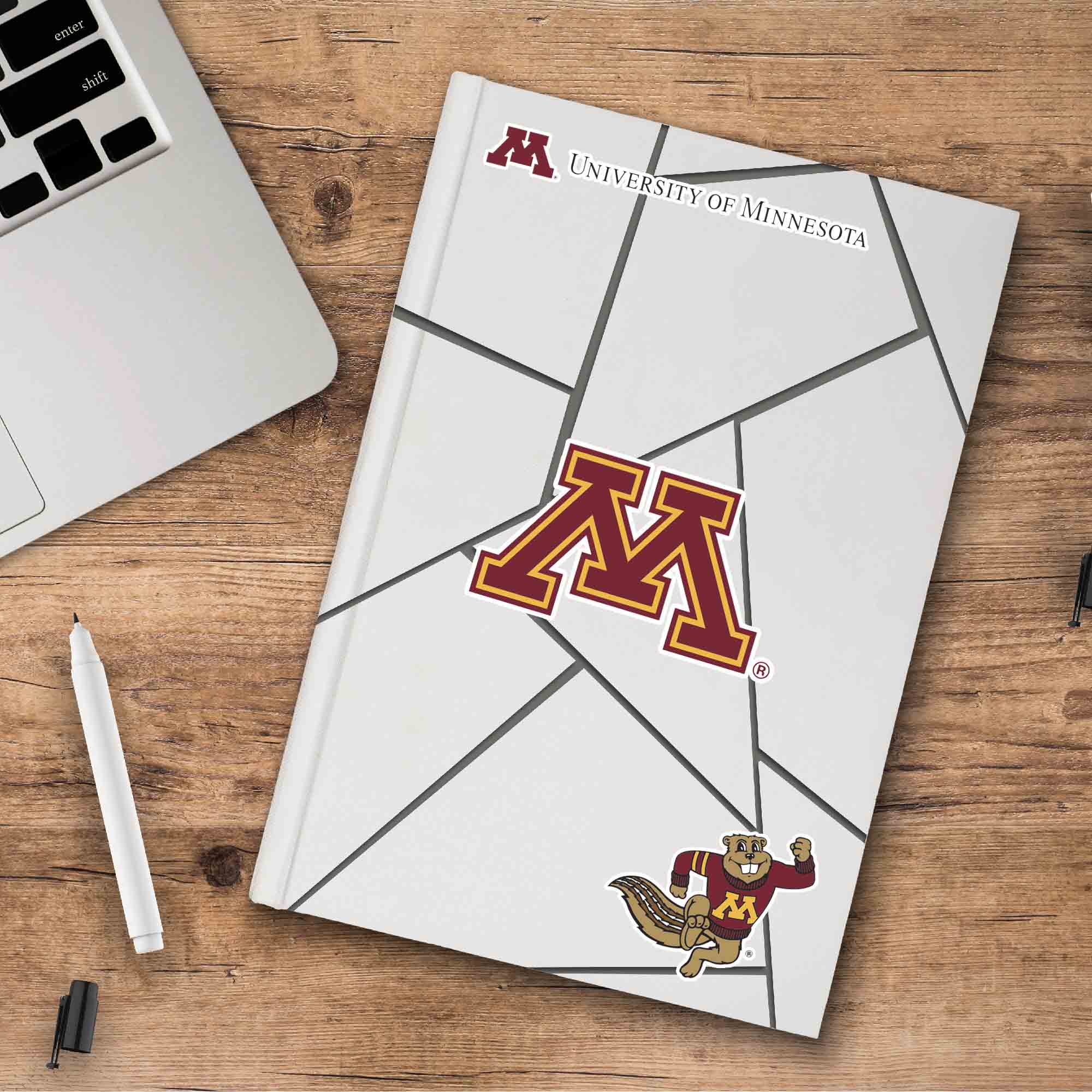 Minnesota Golden Gophers 3 Piece Decal Sticker Set