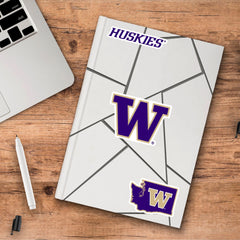 Washington Huskies 3 Piece Decal Sticker Set