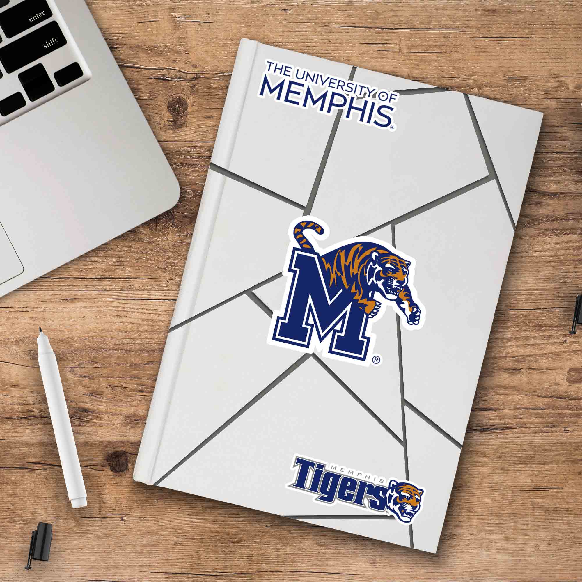 Memphis Tigers 3 Piece Decal Sticker Set