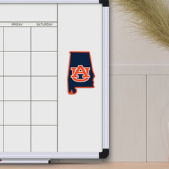 Auburn Tigers Team State Shape Decal Sticker - Auburn