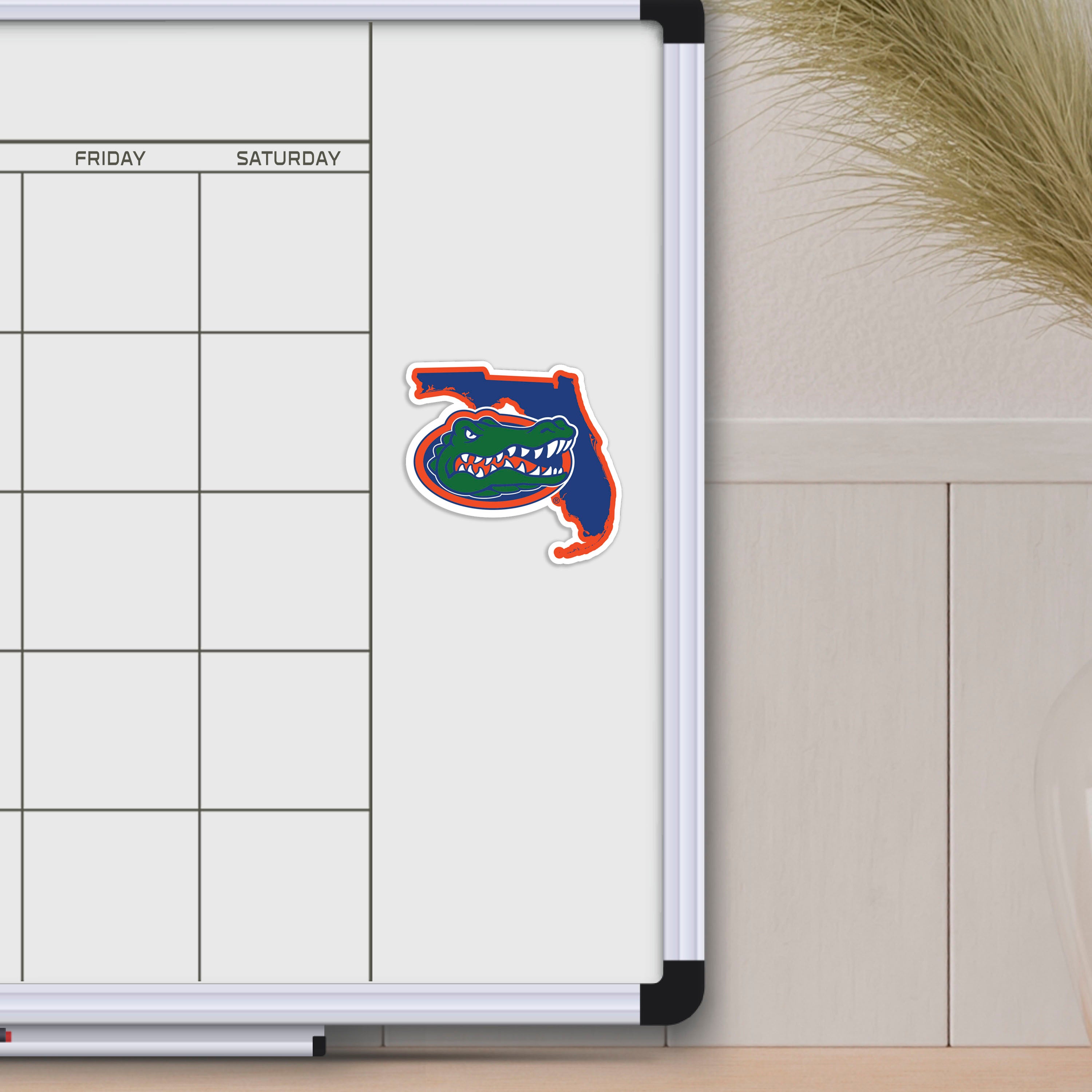 Florida Gators Team State Shape Decal Sticker