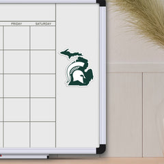 Michigan State Spartans Team State Shape Decal Sticker