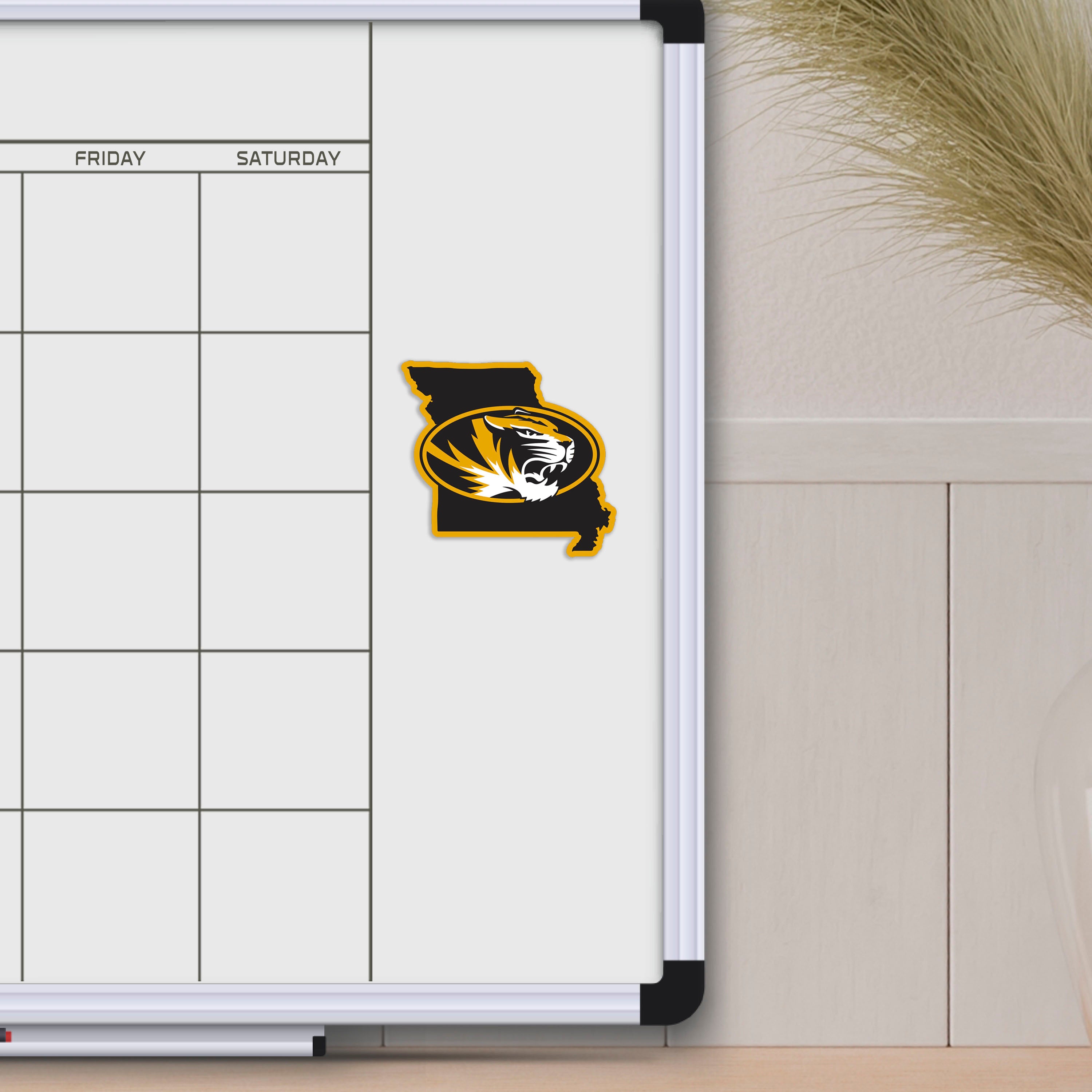 Missouri Tigers Team State Shape Decal Sticker