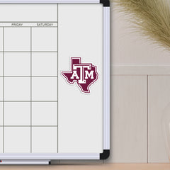 Texas A&M Aggies Team State Shape Decal Sticker