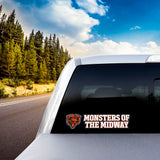 Chicago Bears 2 Piece Team Slogan Decal Sticker Set - Chicago Bears