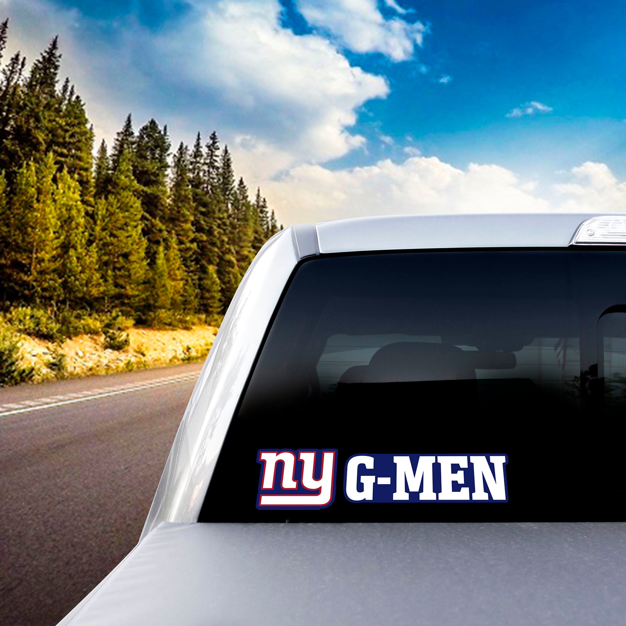 New York Giants 2 Piece Team Slogan Decal Sticker Set