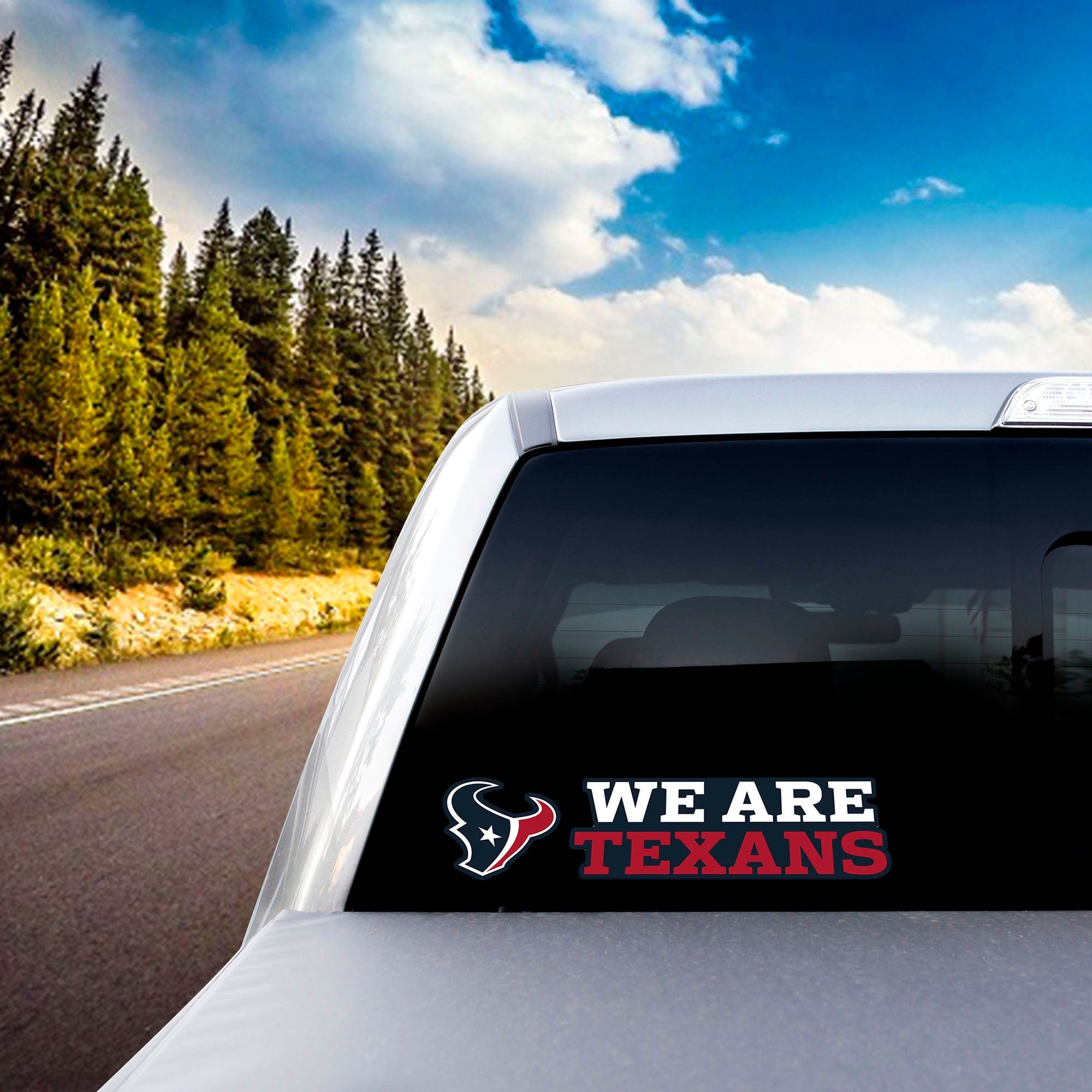 Houston Texans 2 Piece Team Slogan Decal Sticker Set - Houston Texans