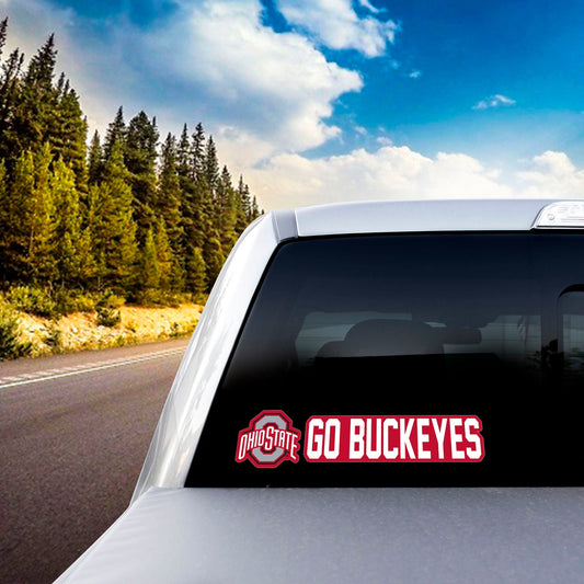 Ohio State Buckeyes 2 Piece Team Slogan Decal Sticker Set - Ohio State