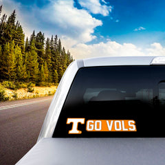 Tennessee Volunteers 2 Piece Team Slogan Decal Sticker Set