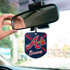 Atlanta Braves 2 Pack Air Freshener - Atlanta Braves