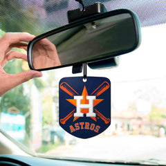 Houston Astros 2 Pack Air Freshener - Houston Astros