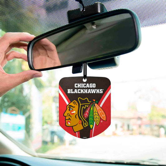 Chicago Blackhawks 2 Pack Air Freshener - Chicago Blackhawks