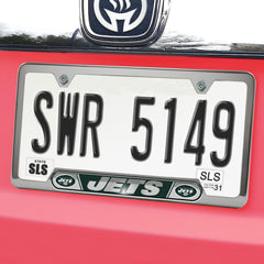 New York Jets Embossed License Plate Frame, 6.25in x 12.25in