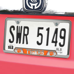 Clemson Tigers Embossed License Plate Frame, 6.25in x 12.25in - Clemson