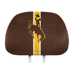 Wyoming Cowboys Printed Head Rest Cover Set - 2 Pieces