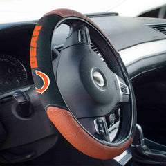 Chicago Bears Football Grip Steering Wheel Cover 15" Diameter