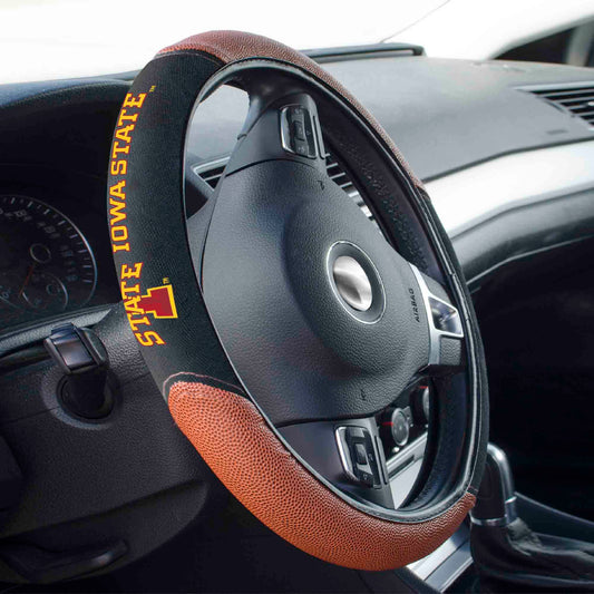 Iowa State Cyclones Football Grip Steering Wheel Cover 15" Diameter