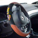 LSU Tigers Football Grip Steering Wheel Cover 15" Diameter